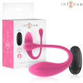 INTENSE - JANICE U DUAL STIMULATION VIBRATOR 10 VIBRATIONS PINK REMOTE CONTROL