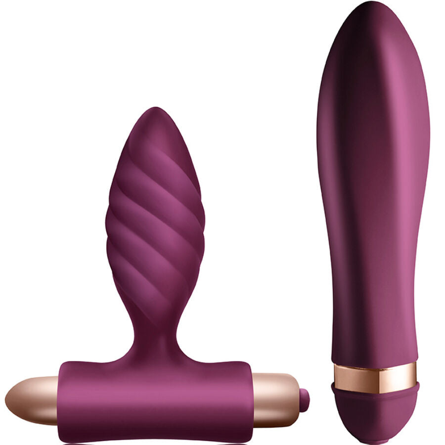 CLIMAXIMUM - TWISTED VIBRATOR + BUTT PLUG DESIRE KIT