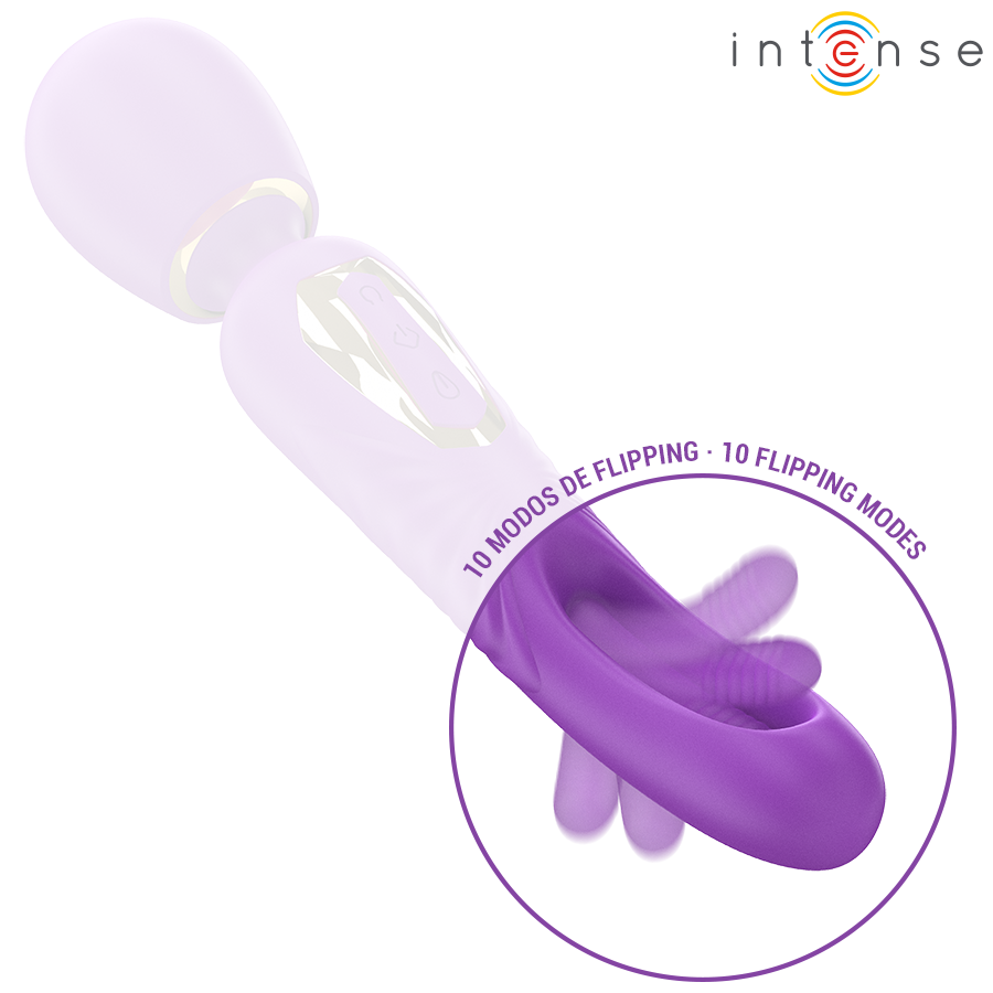 INTENSE - CHRISTY VIBRATING WAND WITH ROTATING TONGUE