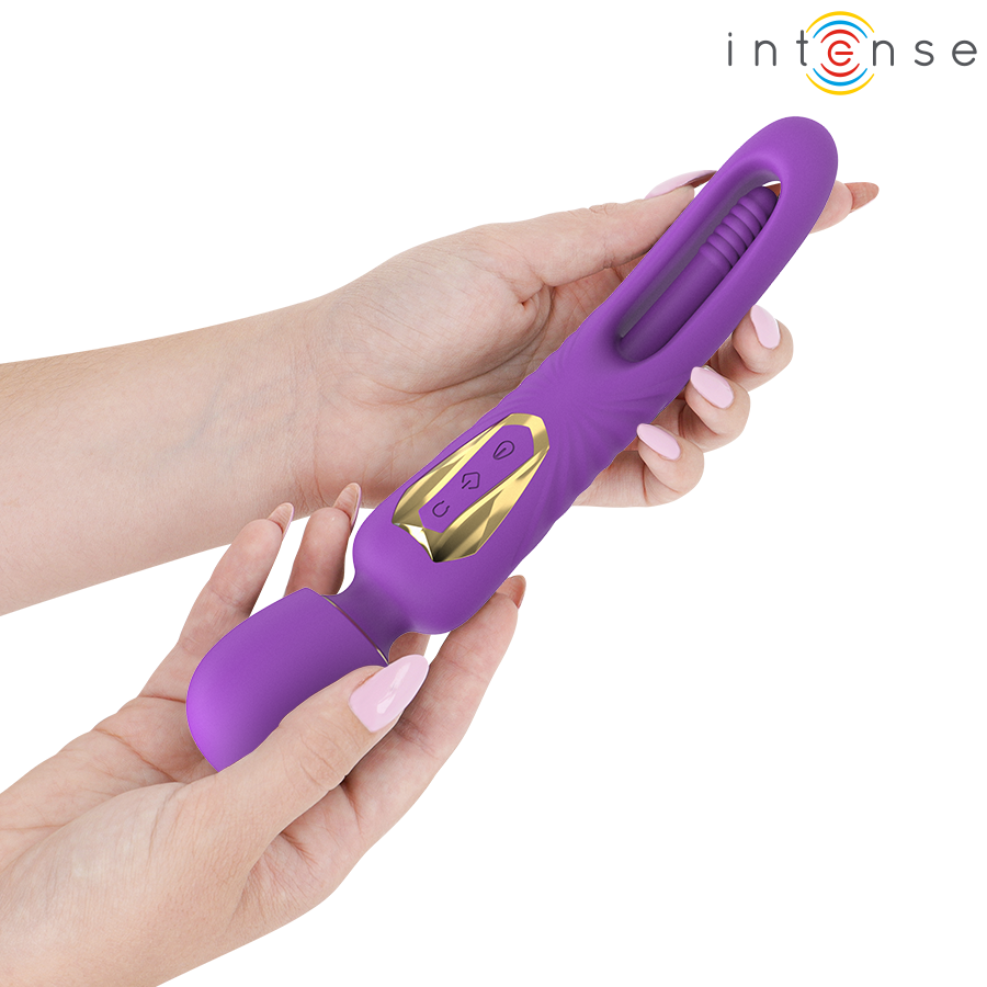 INTENSE - CHRISTY VIBRATING WAND WITH ROTATING TONGUE