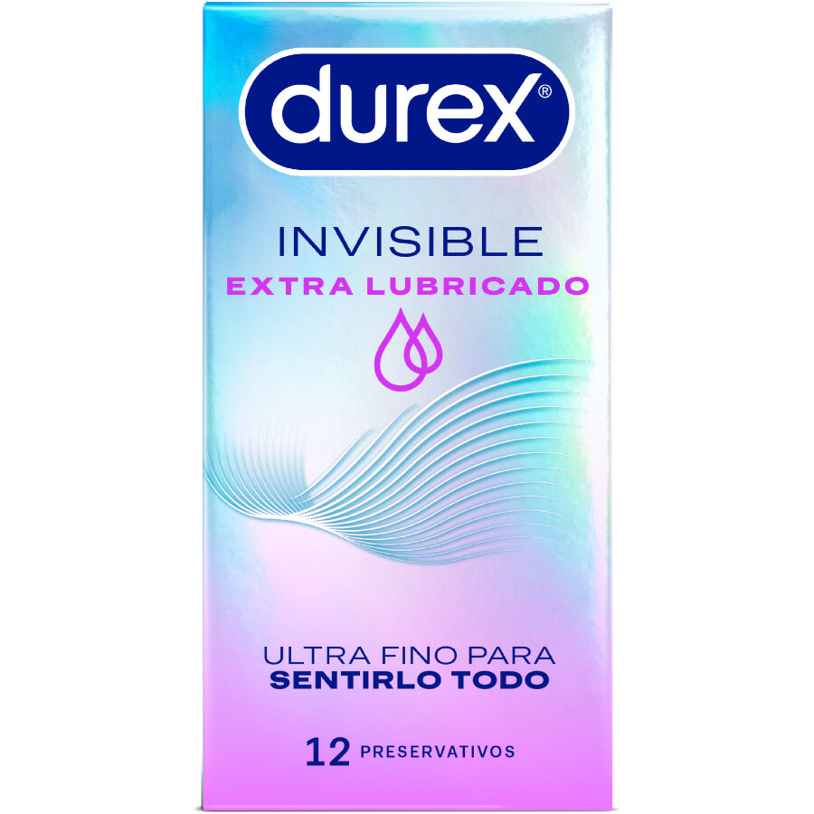 DUREX - INVISIBLE EXTRA LUBRICATED CONDOMS 12 UNITS