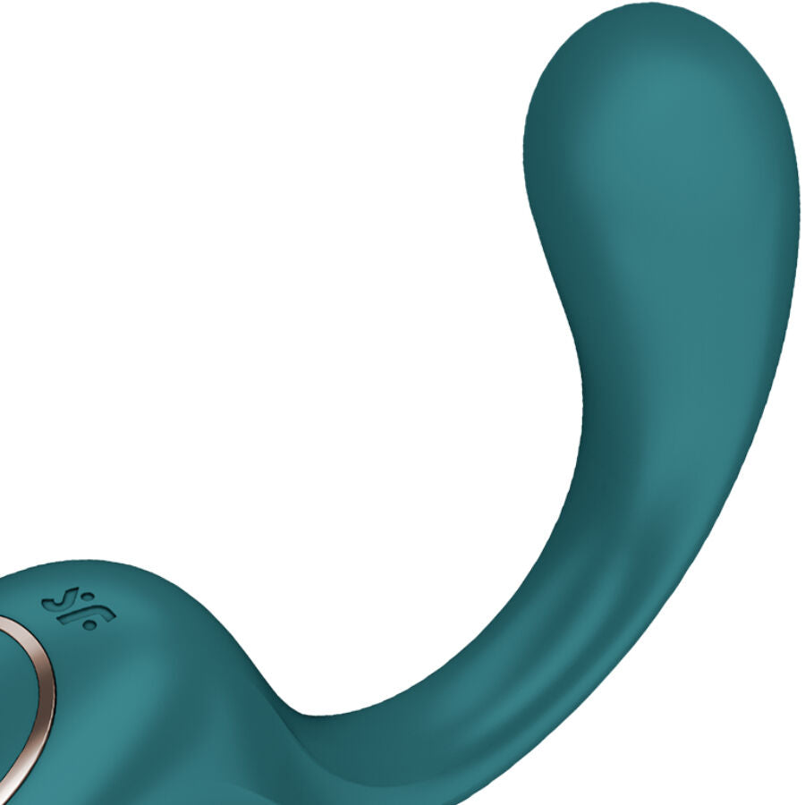 SATISFYER - G FOR GODDESS 2 GREEN RABBIT VIBRATOR BOTTLE