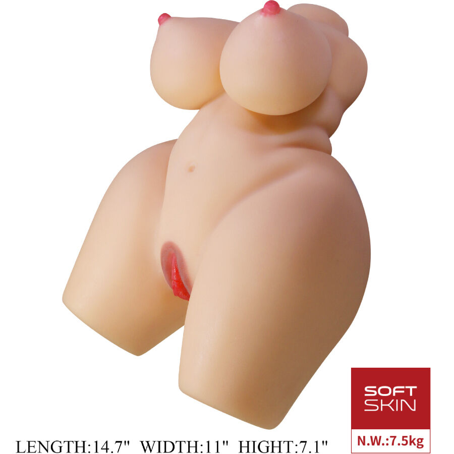 CRAZY BULL - GRACE REALISTIC FEMALE TORSO VAGINA AND ANUS 7.5 KG