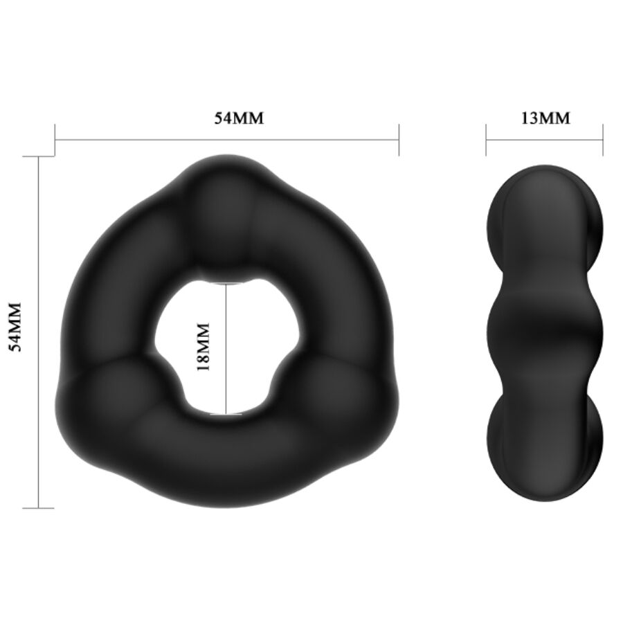 CRAZY BULL - ULTRA-SOFT SILICONE RING WITH NODULES