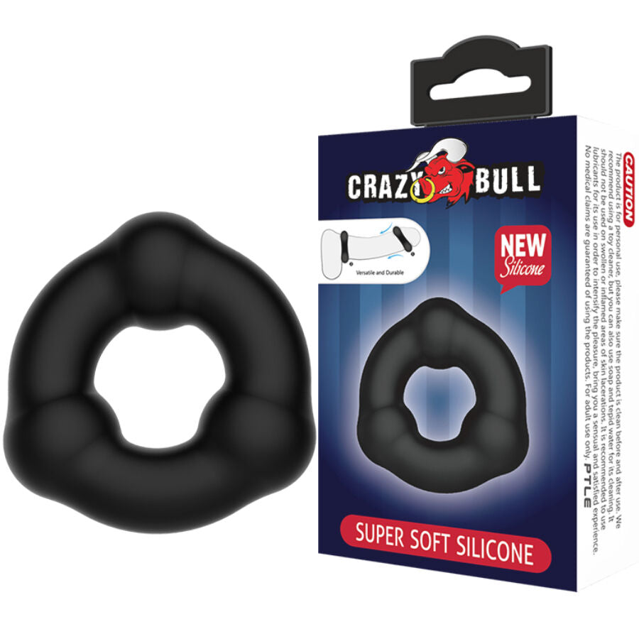 CRAZY BULL - ULTRA-SOFT SILICONE RING WITH NODULES