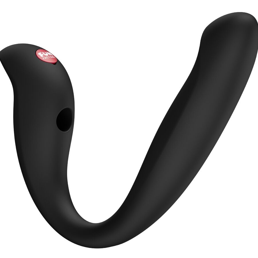 FUN FACTORY - VELOCE BLACK INSERTABLE DUAL AIR PULSE VIBRATOR