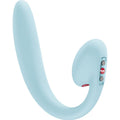 FUN FACTORY - CRESCENDO INSERTABLE DUAL AIR PULSE VIBRATOR ICE BLUE