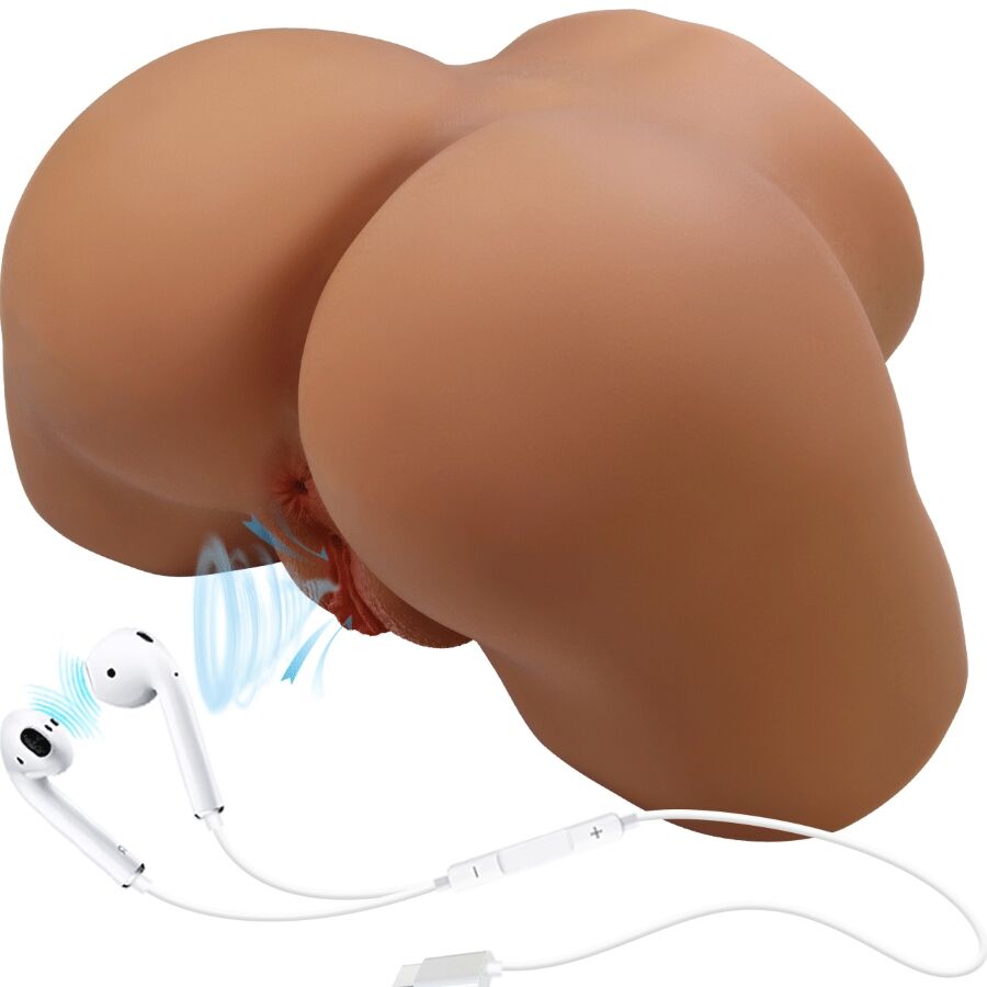 CRAZY BULL - GERIANN REALISTIC FEMALE VIBRATOR AND SUCKER WITH SOUND 5.5 KG