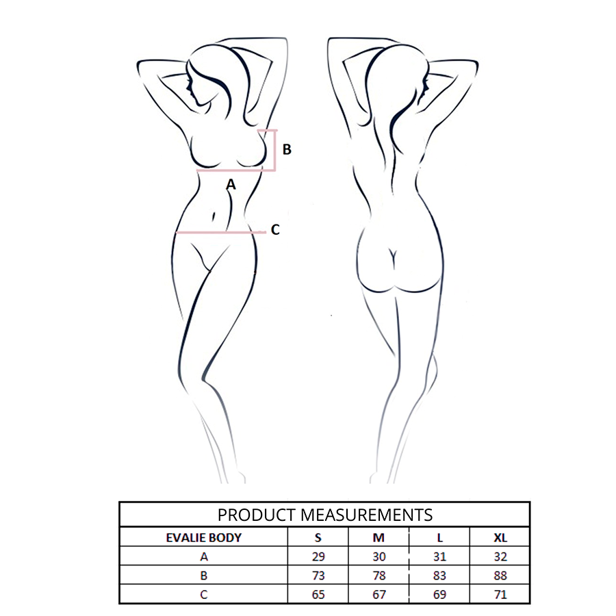 PASSION - BODY EVALIE RED S/M