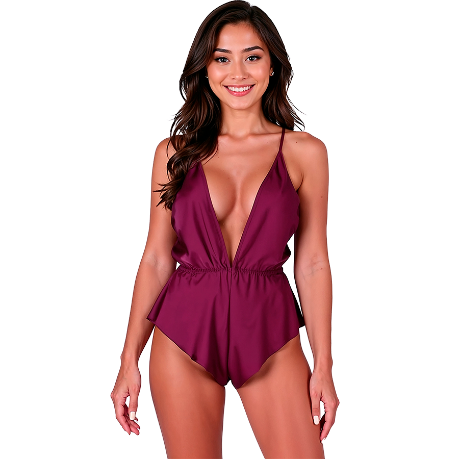 PASSION - PLUM BODYSUIT S/M