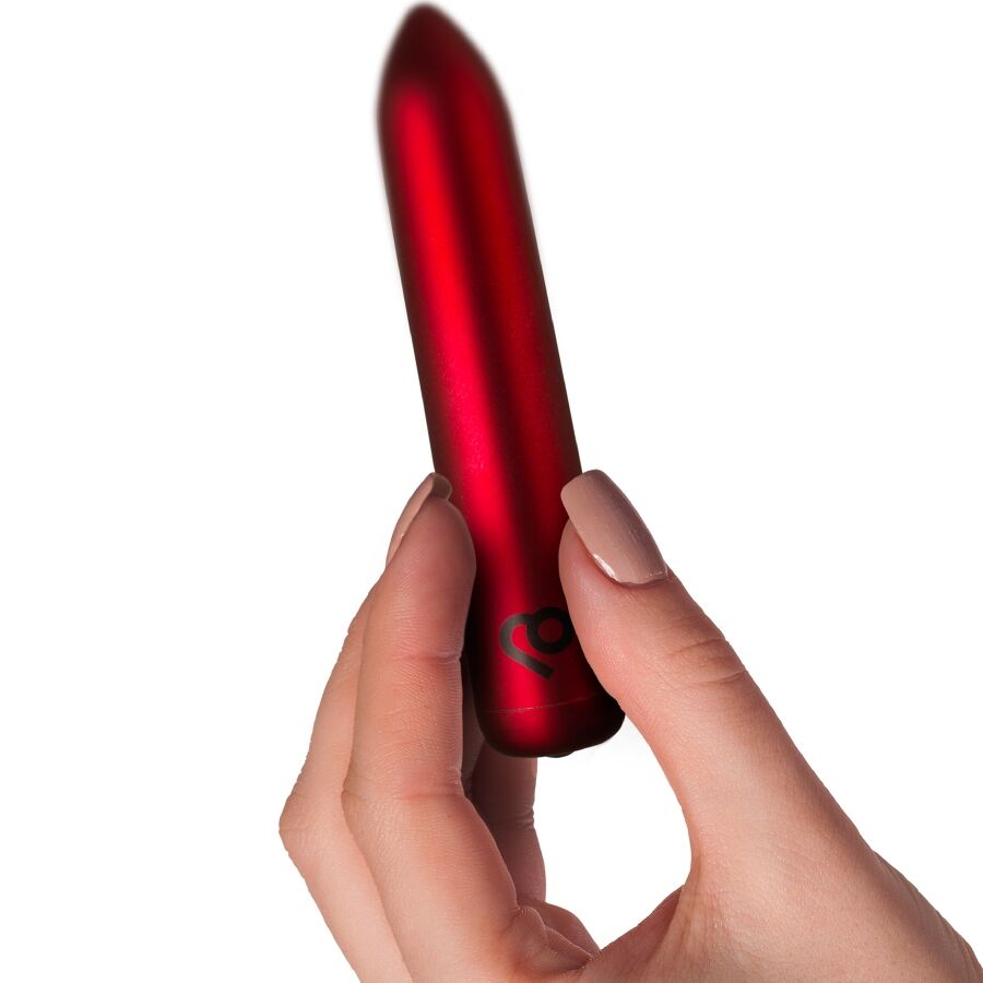 ROCKS-OFF - POPPY RED RECHARGEABLE VIBRATING BALL