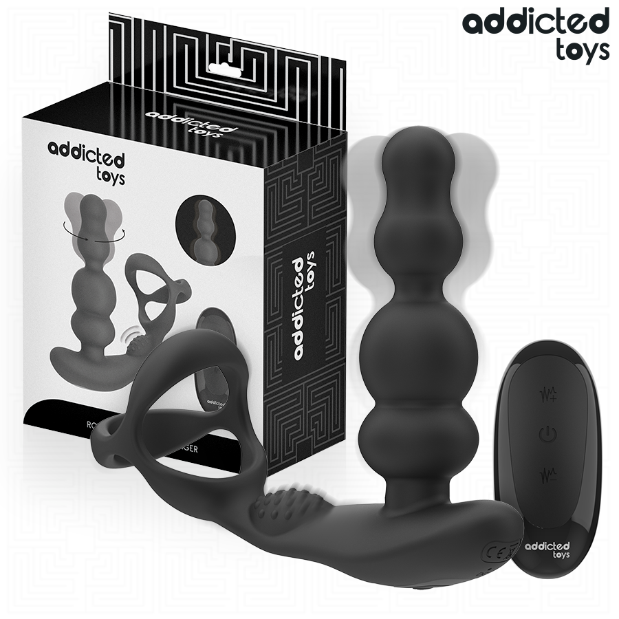 ADDICTED TOYS - ROTATING REMOTE CONTROL PROSTATE MASSAGER