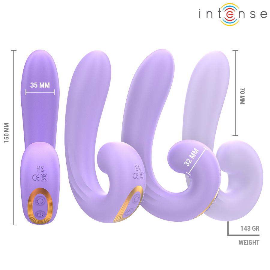 INTENSE - MERYL DOUBLE VIBRATION CLITORAL STIMULATOR