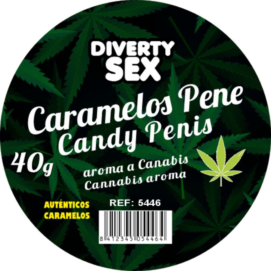 DIABLO GOLOSO - 20 CANNABIS FLAVOURED PENIS CANDIES