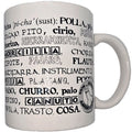 SPICY DEVIL - WHITE MUG WITH PENIS SYNONYMS 370 ML