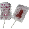 DIABLO GOLOSO - 1 PENIS-SHAPED LOLLIPOP GIN AND TONIC STRAWBERRY FLAVOR 10% ALCOHOL