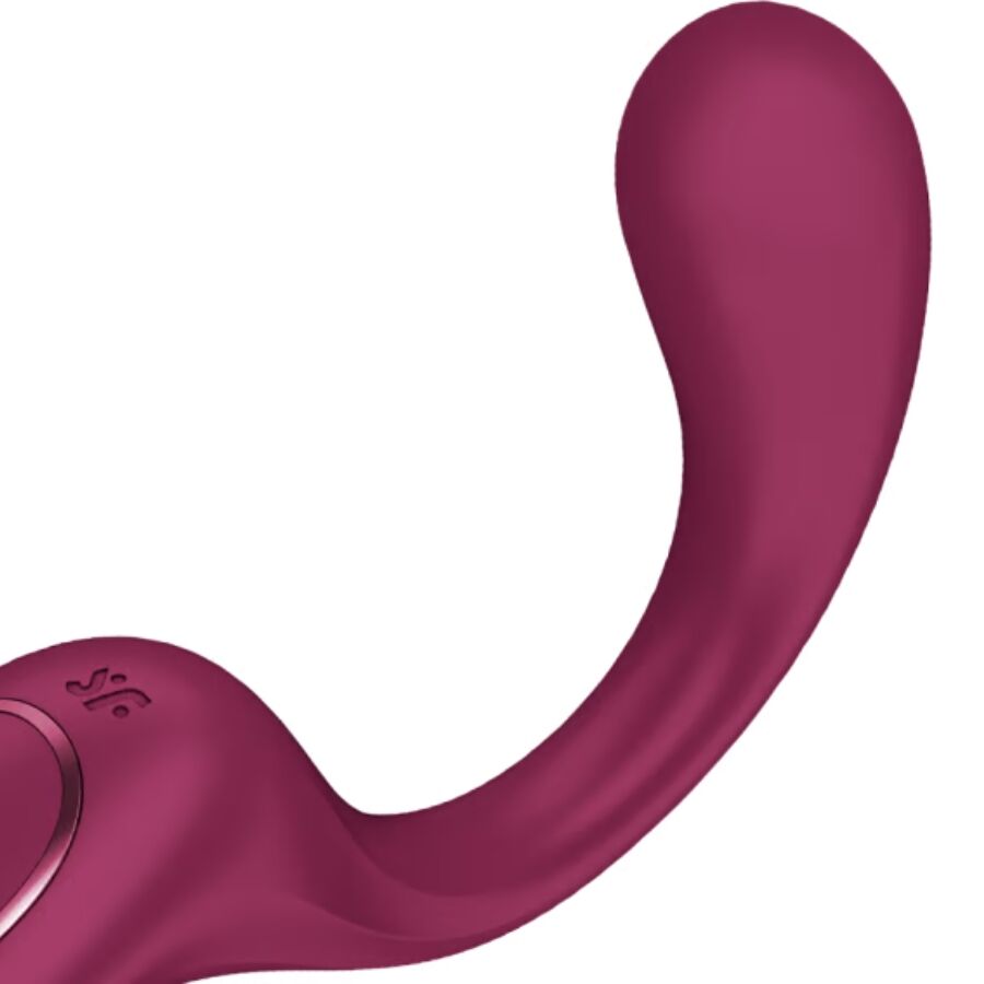 SATISFYER - G FOR GODDESS 2 RABBIT VIBRATOR BURGUNDY
