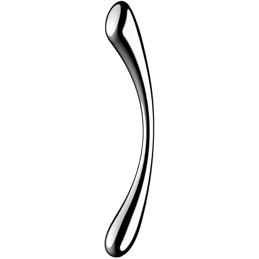 SATISFYER - COSMIC CREST 1 DOUBLE-ENDED STAINLESS STEEL DILDO
