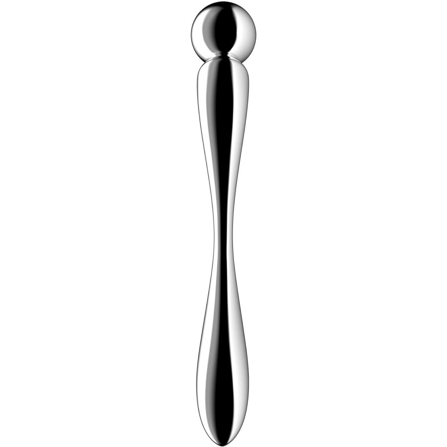 SATISFYER - STAR FORCE 2 DOUBLE STAINLESS STEEL COCK RING
