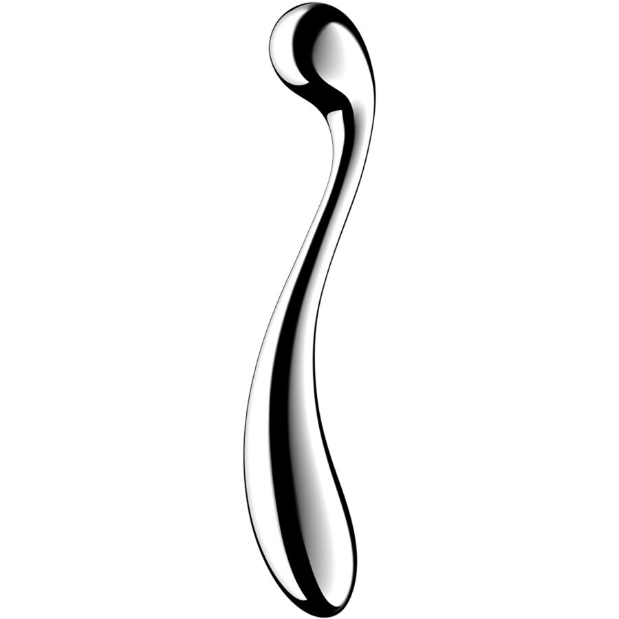 SATISFYER - STAR FORCE 4 STAINLESS STEEL DOUBLE DILDO