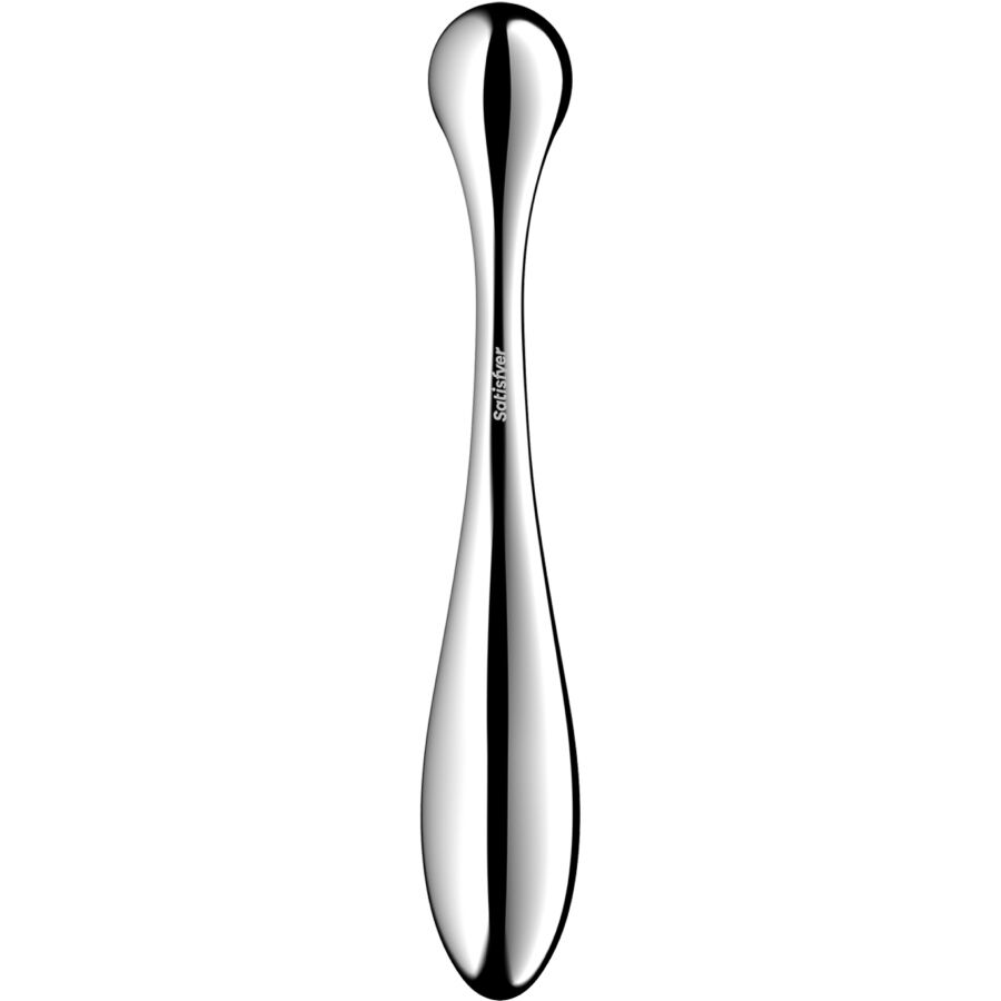 SATISFYER - STAR FORCE 4 STAINLESS STEEL DOUBLE DILDO