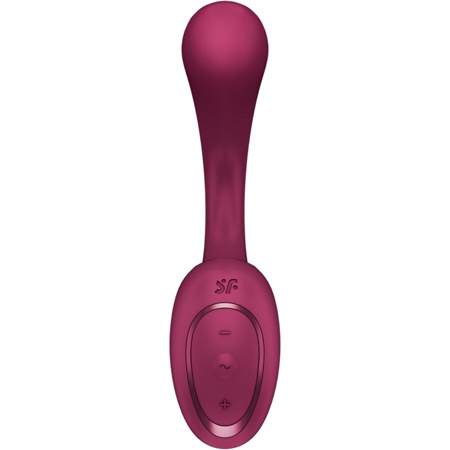 SATISFYER - G FOR GODDESS 2 RABBIT VIBRATOR BURGUNDY