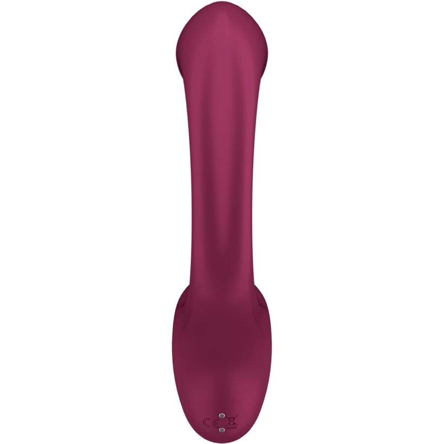 SATISFYER - G FOR GODDESS 2 RABBIT VIBRATOR BURGUNDY