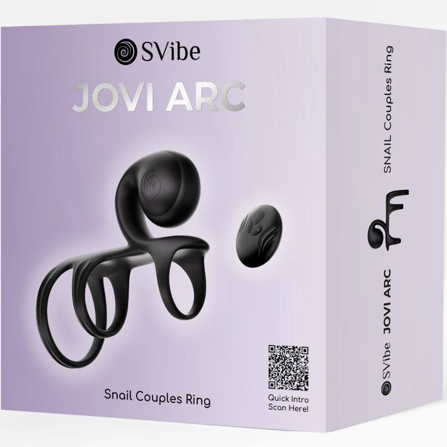 SNAIL VIBE - JOVI ARC COUPLE RING WITH BLACK REMOTE CONTROL