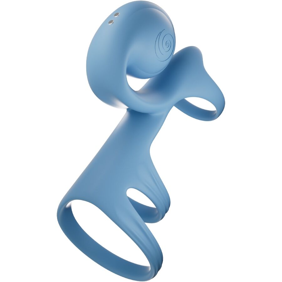 SNAIL VIBE - JOVI ARC COUPLE RING WITH BLUE REMOTE