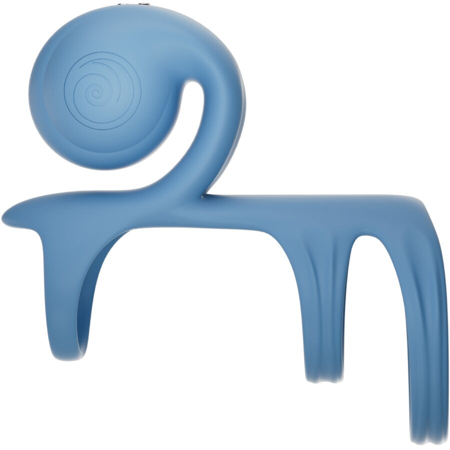 SNAIL VIBE - JOVI ARC COUPLE RING WITH BLUE REMOTE