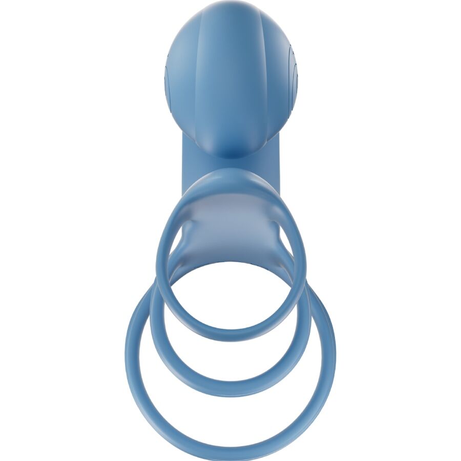 SNAIL VIBE - JOVI ARC COUPLE RING WITH BLUE REMOTE