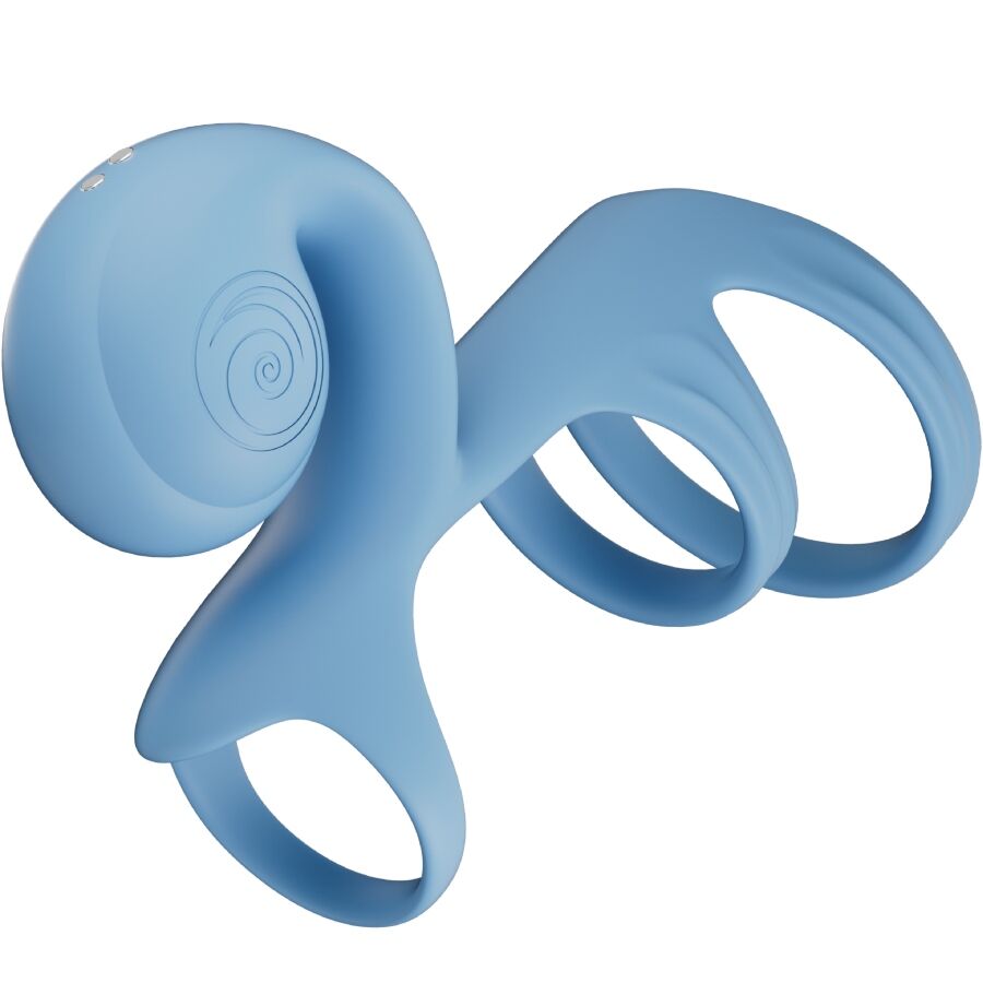 SNAIL VIBE - JOVI ARC COUPLE RING WITH BLUE REMOTE