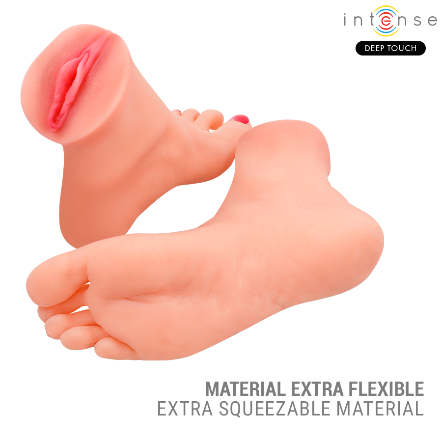 INTENSE DEEP TOUCH - GABBIE TWO-PIECE MASTURBATOR IN THE SHAPE OF A FOOT