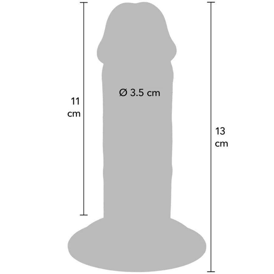 GET REAL - LUXURY THICK DUAL DENSITY TPE PENIS 13 CM