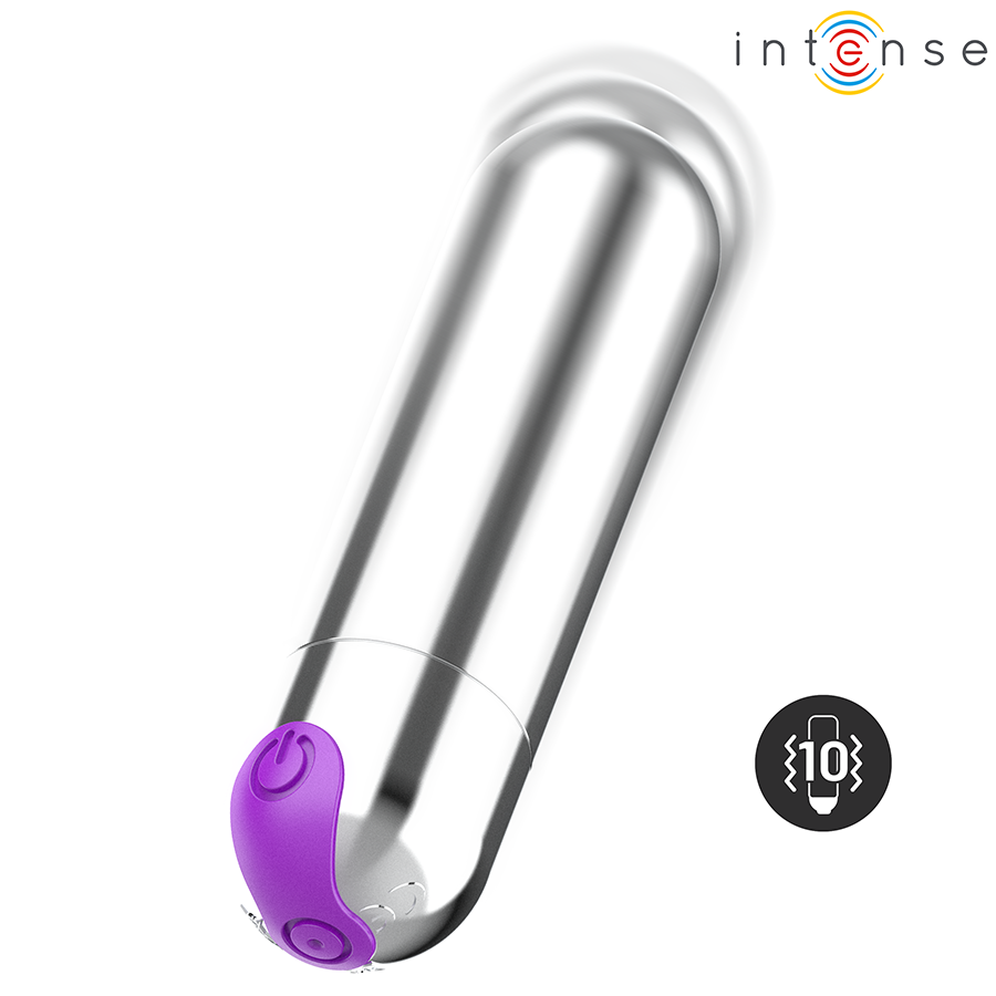 INTENSE - KAREN RECHARGEABLE VIBRATING MINI SILVER