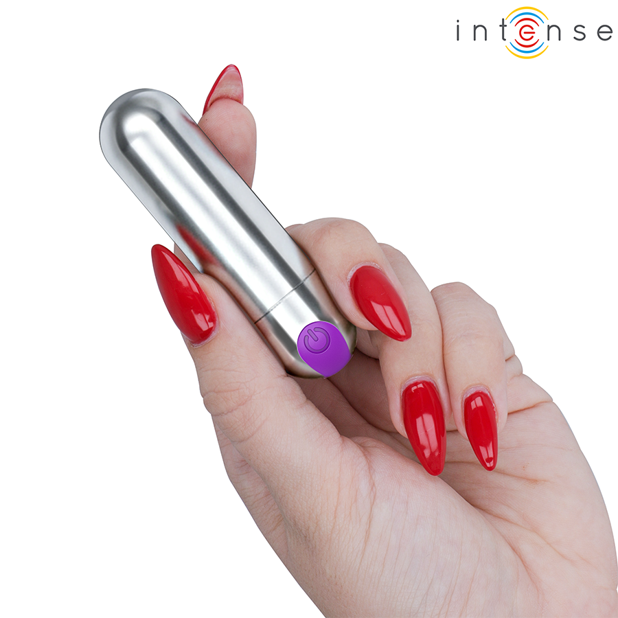 INTENSE - KAREN RECHARGEABLE VIBRATING MINI SILVER