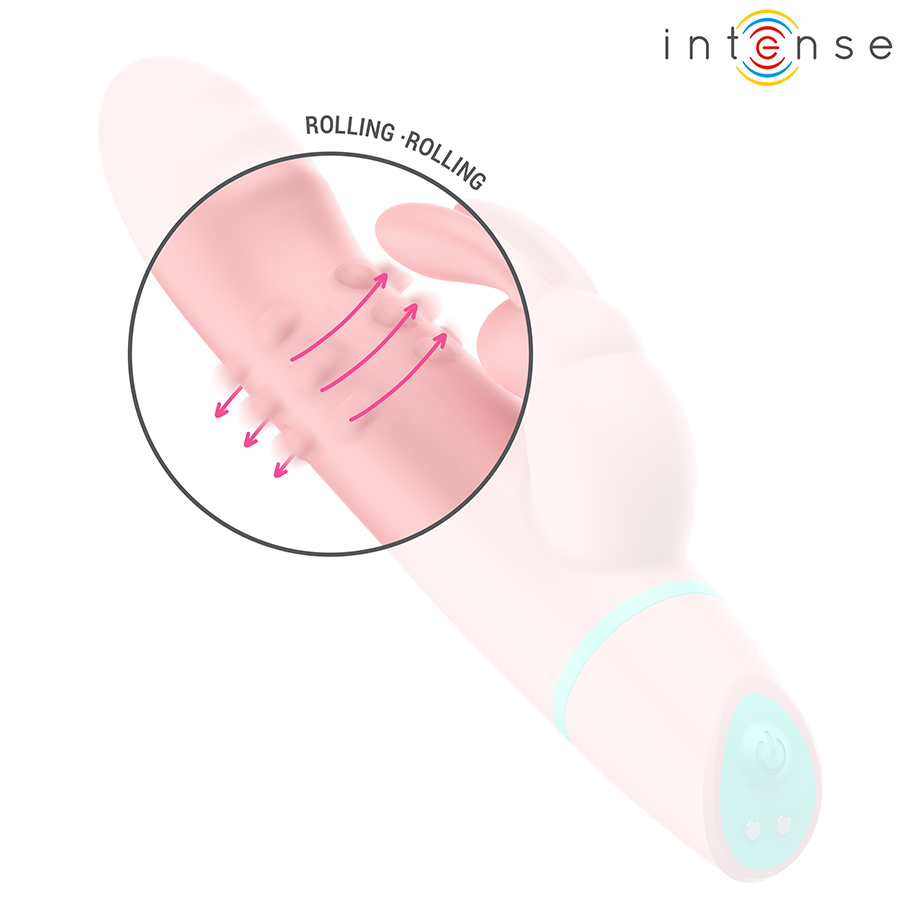 INTENSE - ALVIN RABBIT STIMULATOR AND ROTATING + OSCILLATING VIBRATOR