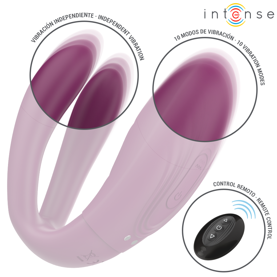 INTENSE - SANDRA TAPPING AND VIBRATION STIMULATOR WITH REMOTE CONTROL