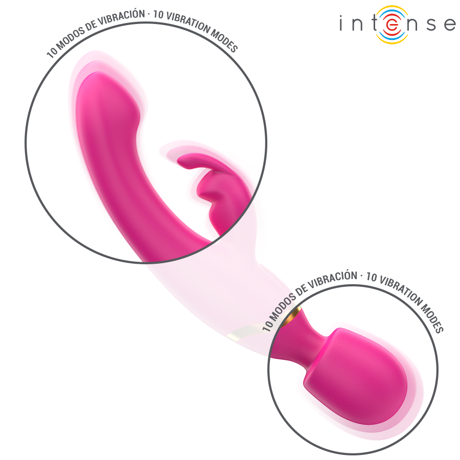 INTENSE - WINONA RABBIT AND WAND DOUBLE VIBRATOR