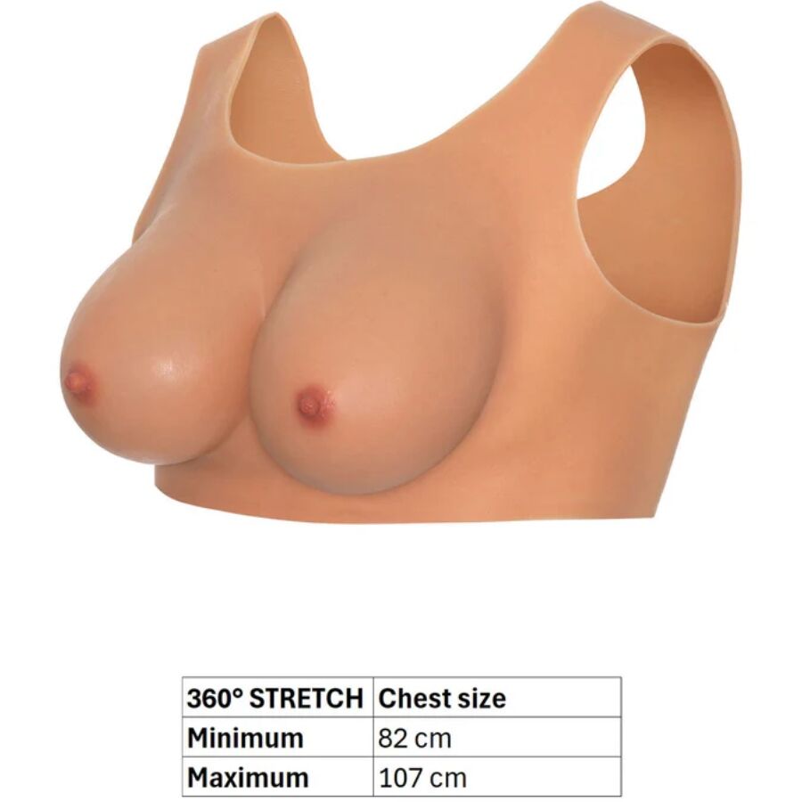 HIDDEN DESIRE - WEARABLE HIGH CHEST ALTER EGO D CUP COLOR