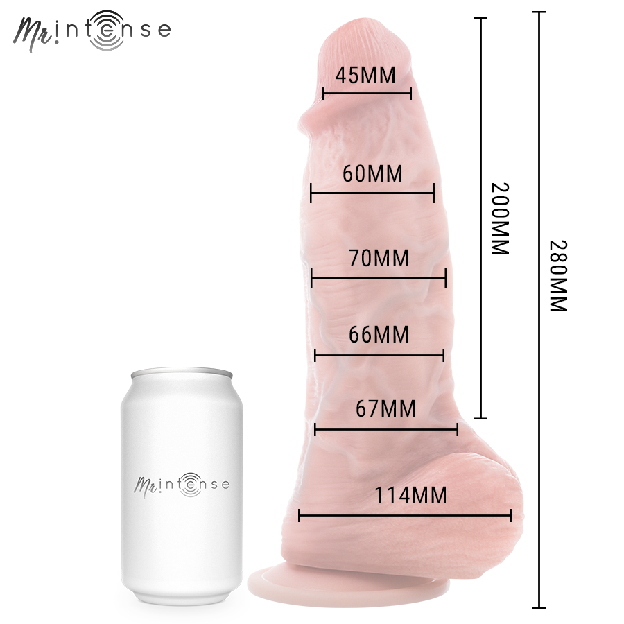 MR INTENSE - EXTRABIG SPENCER GODEMICHET IN SILICONE 28 CM -Ø- 7.3 CM