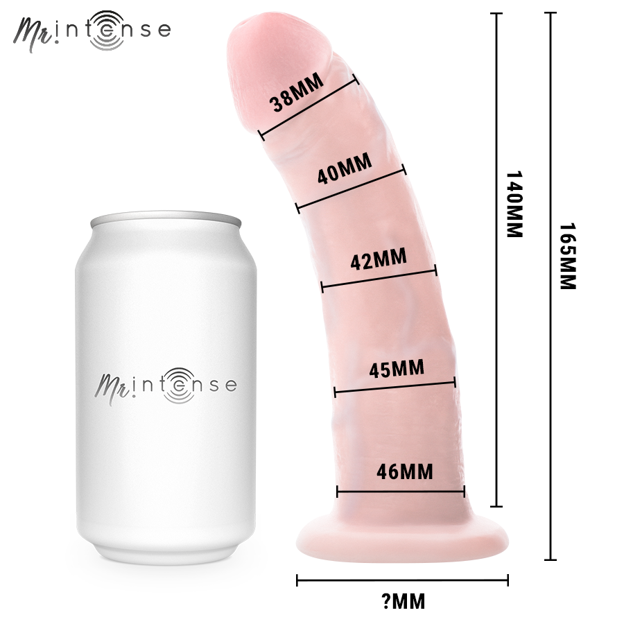 MR INTENSE - SMALL DILDO TERENCE 16.5 CM -Ø- 4.6 CM