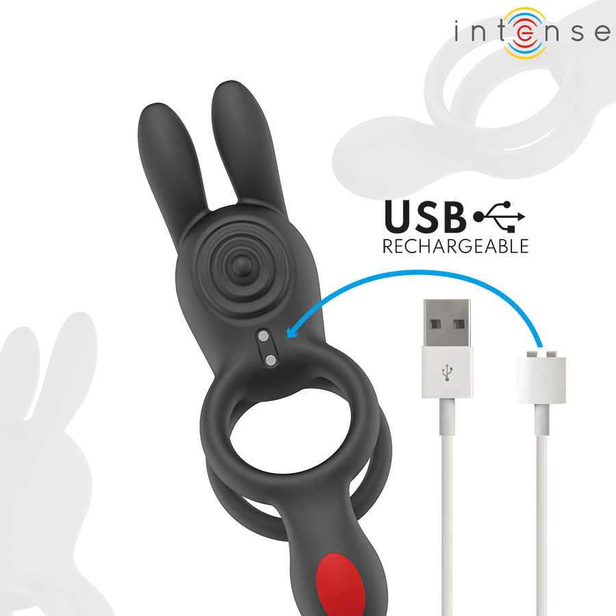 INTENSE - QUINN DUAL VIBRATION RING WITH REMOTE