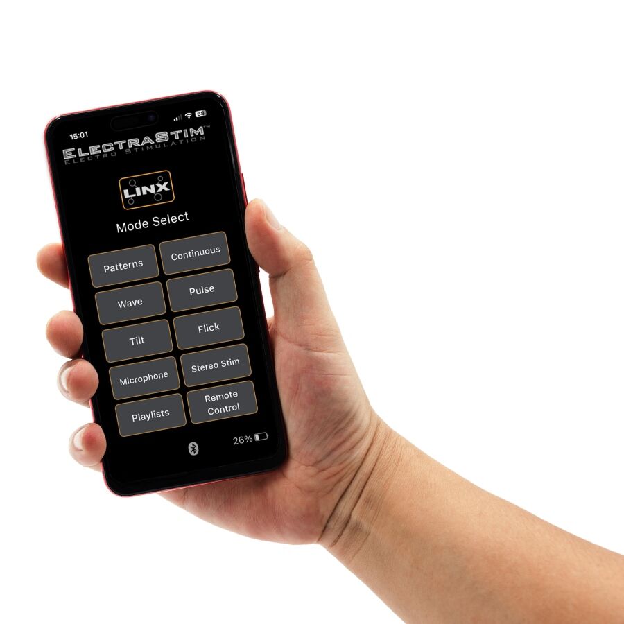 ELECTRASTIM - LINX DUAL CHANNEL ELECTRIC STIMULATOR WITH APP AND REMOTE