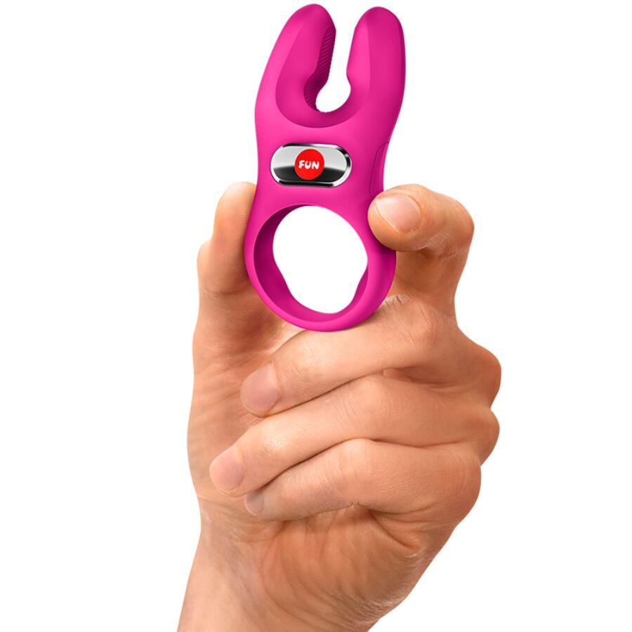 FUN FACTORY - PRO VIBRATING COCK RING NOS MAGENTA