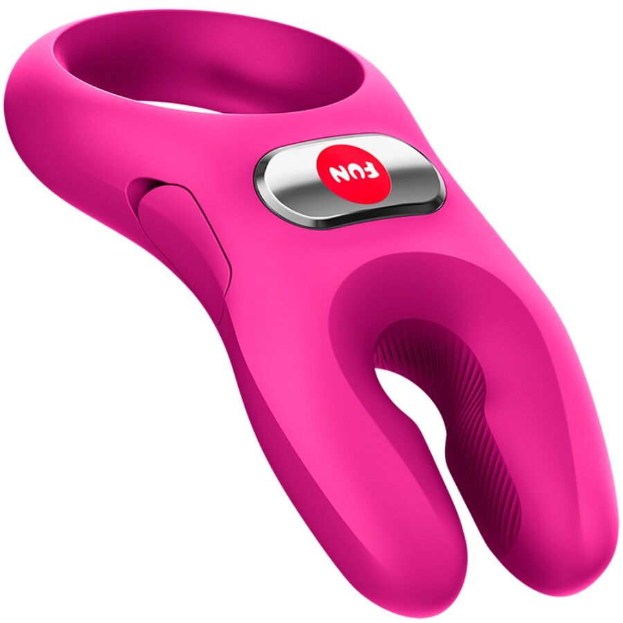 FUN FACTORY - PRO VIBRATING COCK RING NOS MAGENTA