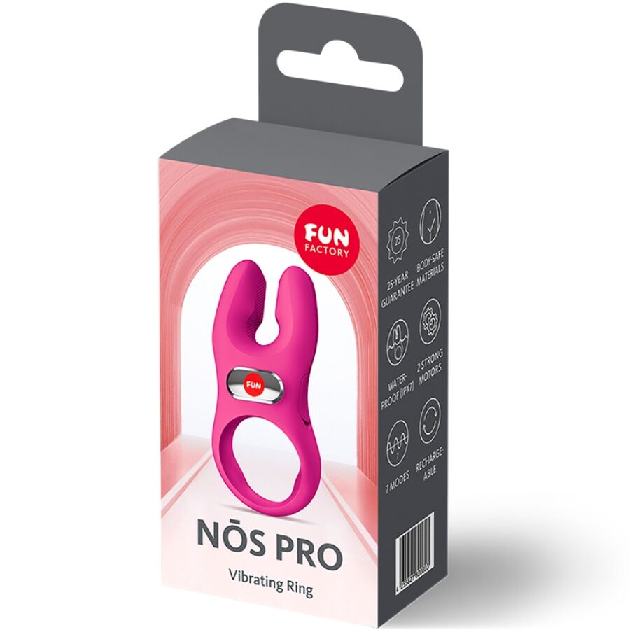 FUN FACTORY - PRO VIBRATING COCK RING NOS MAGENTA