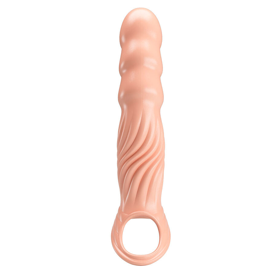 PRETTY LOVE - TEXTURED PENILE SLEEVE WITH EXTENDERS