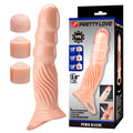 PRETTY LOVE - TEXTURED PENILE SLEEVE WITH EXTENDERS