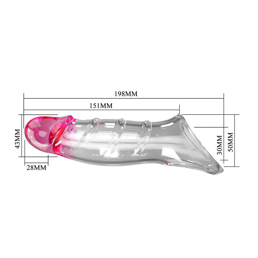 PRETTY LOVE - DARNELL TRANSPARENT EFFECT PENIS SLEEVE